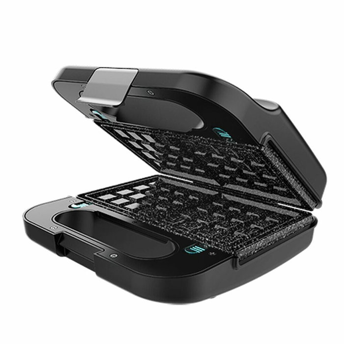 Cecotec Rock'n Toast 4in1 Sandwichera 1000 W Negro, Acero satinado Cecotec Rock'n Toast 4in1 Sandwichera 1000 W Negro, Acero satinado