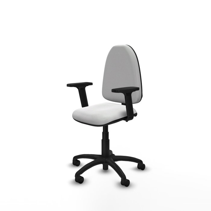 PIQUERAS Y CRESPO Silla de oficina Aýna Blanca con Brazos 2D PIQUERAS Y CRESPO Silla de oficina Aýna Blanca con Brazos 2D