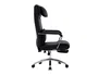 Q-Connect Silla de Dirección Ravenna en Simil Piel Negro