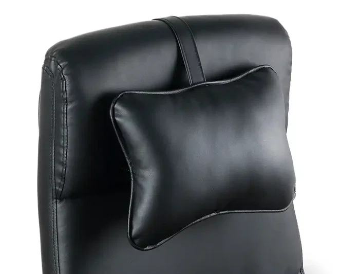 Q-Connect Silla de Dirección Ravenna en Simil Piel Negro