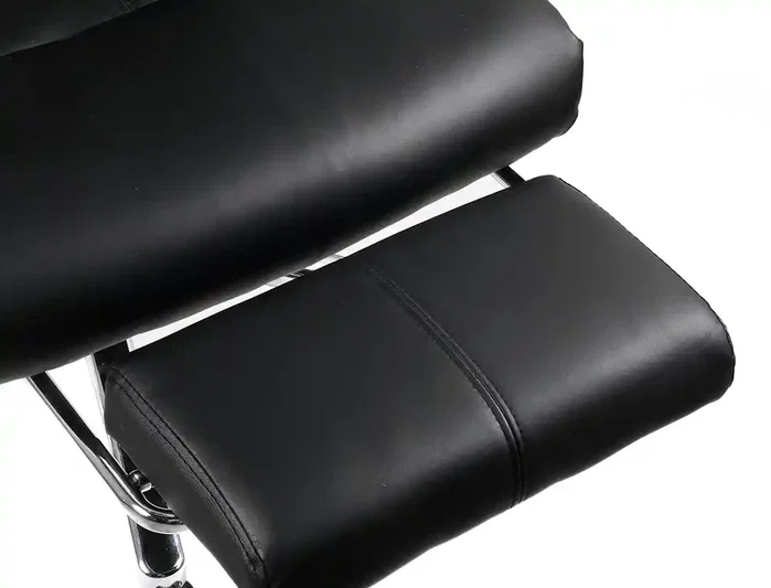 Q-Connect Silla de Dirección Ravenna en Simil Piel Negro