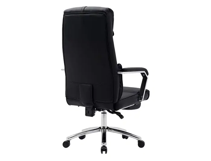 Q-Connect Silla de Dirección Ravenna en Simil Piel Negro