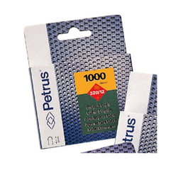 Petrus Grapas Cable 320/12 para cable de 7 mm, caja de 1000 unidades
