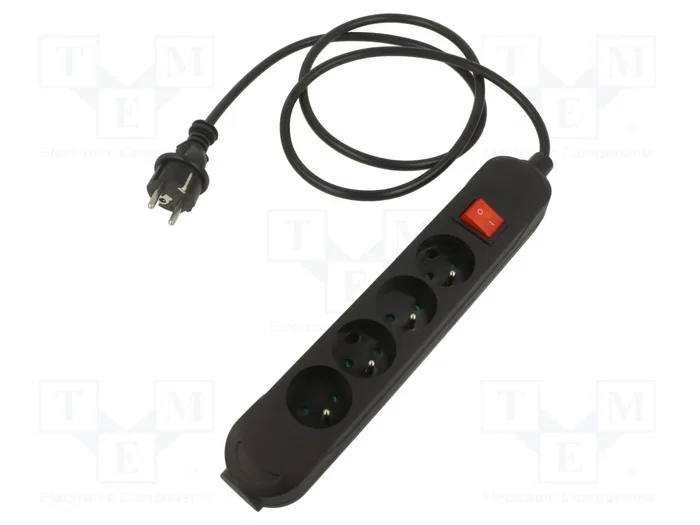JONEX Prolongador de alimentación PRO 3m Negro JONEX Prolongador de alimentación PRO 3m Negro