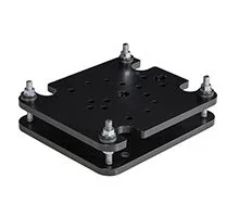 B-Tech BT8380-AFB Base para Piso, Acero Inoxidable y Acero, Soporta 150 kg, Compatible con BT8380 BT8381 BT8385 BT4116 BT4118, Negro