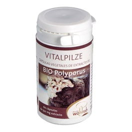 PILZE WOLHRAB Polyporus 60Cap. Complemento Alimenticio BIO con Vitamina C de Acerola