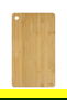 Quttin Tabla para Cortar de Bambú 37 x 22 x 0.8 cm (12 Unidades)