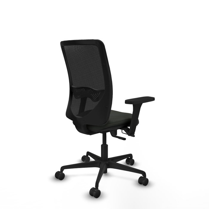 PIQUERAS Y CRESPO Silla de oficina Zulema Negra con Mecanismo Sincro/Traslack y Brazos 3D