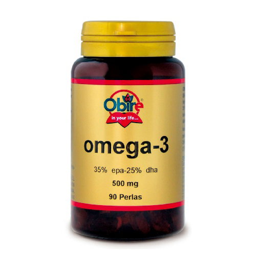 OBIRE Omega-3 500 mg (35% EPA - 25% DHA) 90 perlas OBIRE Omega-3 500 mg (35% EPA - 25% DHA) 90 perlas