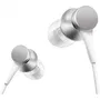 Xiaomi Mi In-Ear Headphones Basic - Auriculares intrauditivos, conector jack 3.5 mm, color plata, cable plano anti-enredos y resistente con Kevlar
