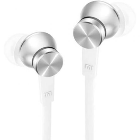 Xiaomi Mi In-Ear Headphones Basic - Auriculares intrauditivos, conector jack 3.5 mm, color plata, cable plano anti-enredos y resistente con Kevlar Xiaomi Mi In-Ear Headphones Basic - Auriculares intrauditivos, conector jack 3.5 mm, color plata, cable plano anti-enredos y resistente con Kevlar