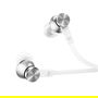 Xiaomi Mi In-Ear Headphones Basic - Auriculares intrauditivos, conector jack 3.5 mm, color plata, cable plano anti-enredos y resistente con Kevlar