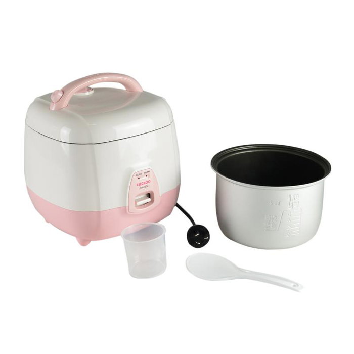 Cuckoo CR-0632 Olla Arrocera Eléctrica, 1000ml, Color Blanco y Rosa Cuckoo CR-0632 Olla Arrocera Eléctrica, 1000ml, Color Blanco y Rosa