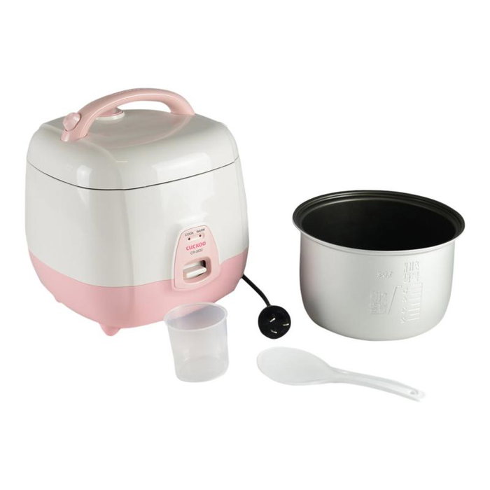 Cuckoo CR-0632 Olla Arrocera Eléctrica, 1000ml, Color Blanco y Rosa Cuckoo CR-0632 Olla Arrocera Eléctrica, 1000ml, Color Blanco y Rosa
