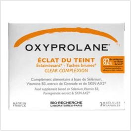OXYPROLANE Eclat Du Teint 30 Cápsulas | Mejora Tez, Reduce Manchas Oscuras, Aporta Colágeno y Zinc para Piel Radiante