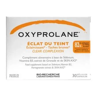 OXYPROLANE Eclat Du Teint 30 Cápsulas | Mejora Tez, Reduce Manchas Oscuras, Aporta Colágeno y Zinc para Piel Radiante OXYPROLANE Eclat Du Teint 30 Cápsulas | Mejora Tez, Reduce Manchas Oscuras, Aporta Colágeno y Zinc para Piel Radiante