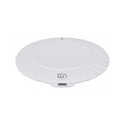 MANHATTAN Cargador inalámbrico de inducción Qi de 5 W blanco MANHATTAN Cargador inalámbrico de inducción Qi de 5 W blanco