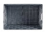 Kipit Cesta de Tela Cónica Rectangular con Asas Mediana Gris 30x14x20 cm (Set de 18)