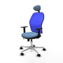 PIQUERAS Y CRESPO Silla de oficina Jorquera Azul con mecanismo Sincro/Traslack