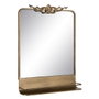 Ixia Espejo Oro Envejecido Metal-Cristal 62 X 16 X 65 cm