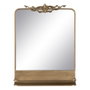 Espejo Oro Envejecido Metal-Cristal 62 X 16 X 65 cm