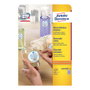 AVERY Zweckform L6019REV-25 blanco 10,0 x 10,0 mm
