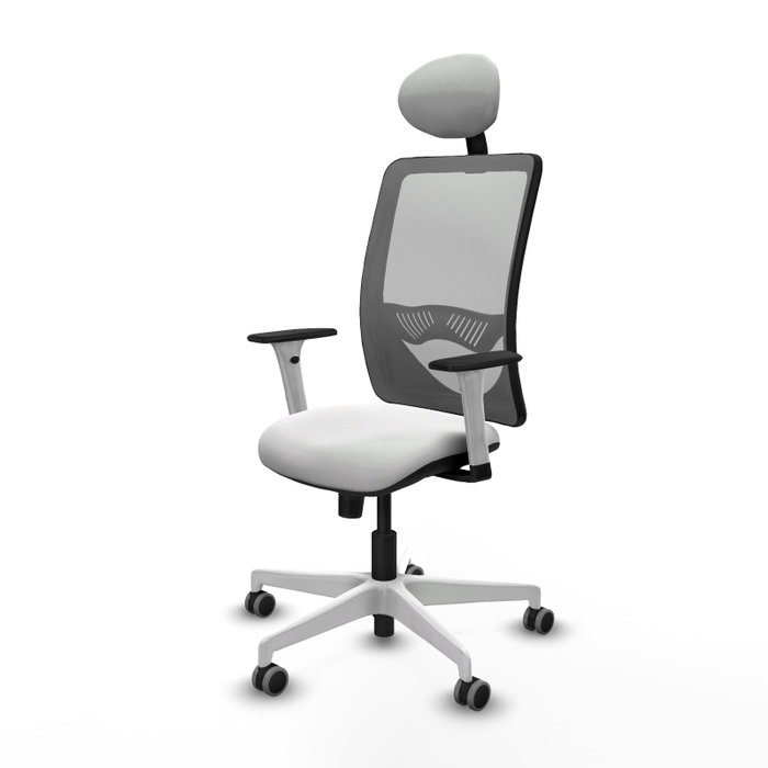 PIQUERAS Y CRESPO Silla de oficina Zulema Blanca y Gris