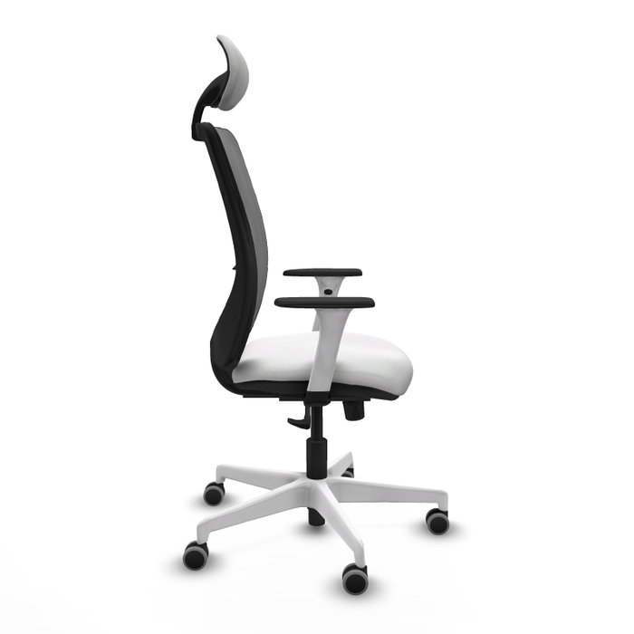 PIQUERAS Y CRESPO Silla de oficina Zulema Blanca y Gris
