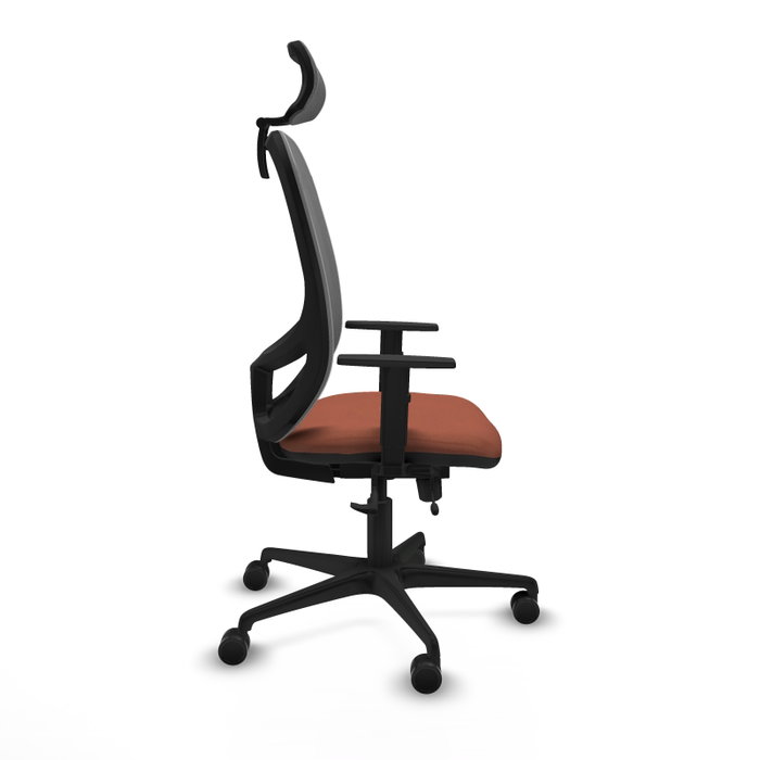 PIQUERAS Y CRESPO Silla de oficina Cilanco con mecanismo Sincro/Traslack Marrón y Gris PIQUERAS Y CRESPO Silla de oficina Cilanco con mecanismo Sincro/Traslack Marrón y Gris