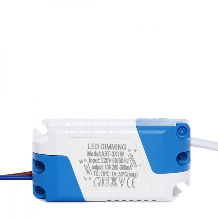 Driver ABT-3X1W Pot.3W V Out 10VDC 300 mA Clase II TRIAC