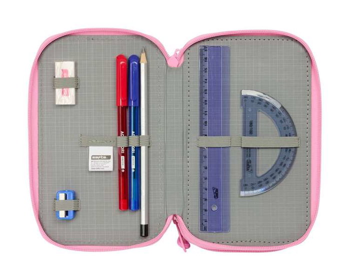 Safta Plumier Triple Blackfit8 Smile 37 Piezas 12,5x19,5x5,5 cm