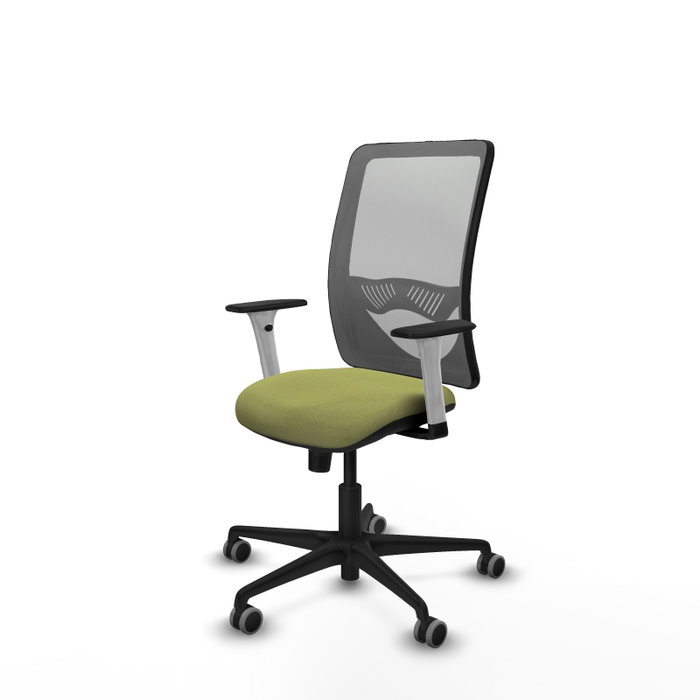 PIQUERAS Y CRESPO Silla de oficina Zulema con mecanismo Sincro, Verde oliva y Gris PIQUERAS Y CRESPO Silla de oficina Zulema con mecanismo Sincro, Verde oliva y Gris