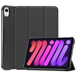 CoreParts Funda Protectora de Carcasa Rígida Tri-fold para Apple iPad Mini 6 (2021), Negra