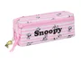 Safta Portatodo Triple Snoopy con Goma Elástica