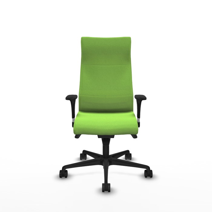 PIQUERAS Y CRESPO Sillón Albacete con Mecanismo Sincro, Tela Pistacho, Brazos 1D
