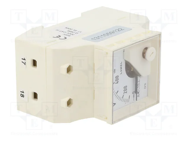 LUMEL EB16N Voltímetro Analógico para Raíl DIN 0-500V True RMS
