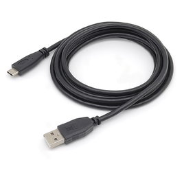 Equip Cable USB-C a USB-A 3A Macho-Macho 0.30 Metros Negro