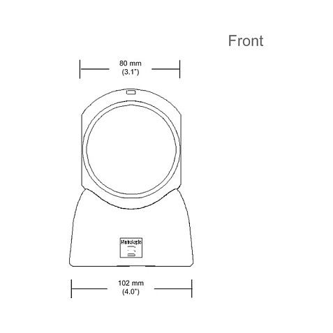 Honeywell Orbit 7120 USB Stand Beige Honeywell Orbit 7120 USB Stand Beige