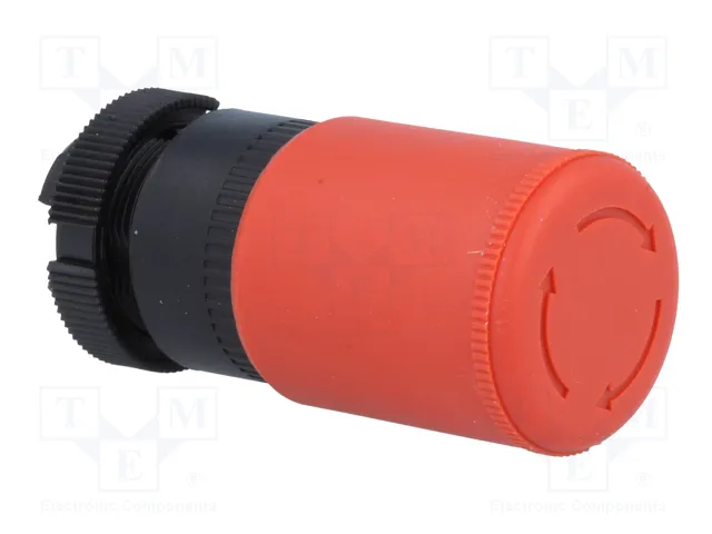 SCHNEIDER ELECTRIC Interruptor de Emergencia Harmony XAC de Cabeza de Seta Rojo
