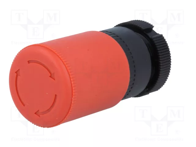 SCHNEIDER ELECTRIC Interruptor de Emergencia Harmony XAC de Cabeza de Seta Rojo