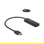 DeLOCK Adaptador HDMI Macho a DisplayPort Hembra 8K @ 30Hz 0.18m con Chip LT6711GX para Resolución 7680x4320, HDR10, HDCP 2.2