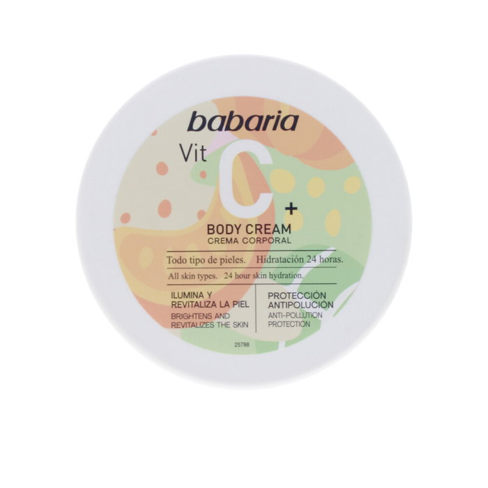 Babaria VITAMIN C+ Body Cream 100% Vegan Crema Hidratante Corporal 400 ml
