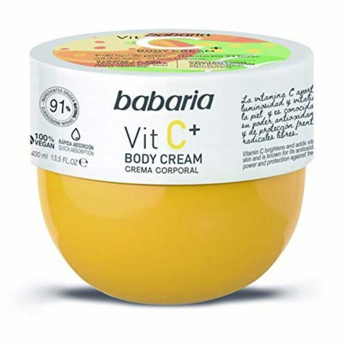 Babaria Crema Corporal de Vitamina C 400 ml Babaria Crema Corporal de Vitamina C 400 ml