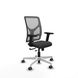 PIQUERAS Y CRESPO Silla de oficina Motilla Gris con mecanismo Sincro/Traslack