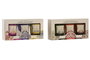 DKD Home Decor Set de 3 Velas Mandala de Cera de Parafina Multicolor