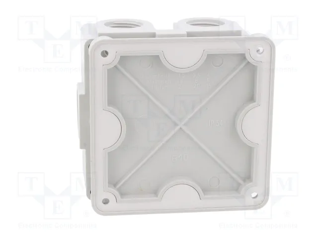 OBO BETTERMANN Caja de conexiones B 10 M 5 en gris claro OBO BETTERMANN Caja de conexiones B 10 M 5 en gris claro