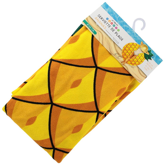 Jet Lag Toalla de Playa Piña D.150 cm