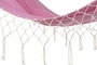 DKD Home Decor Hamaca Terraza Y Jardin Rosa Poliester/Algodon/Pino 80 x 28 x 255 cm