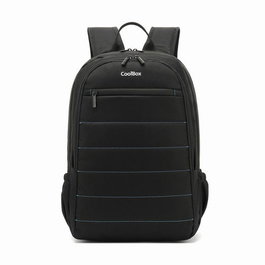 COOLBOX COO-BAG15-2N Mochila Portátil 15.6" Negro Resistente al Agua
