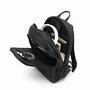 Coolbox COO-BAG15-2N Mochila para Portátil 15.6 Pulgadas (39.6 cm) Impermeable, Negro, con Compartimento para Tablet y Bolsillos para Accesorios